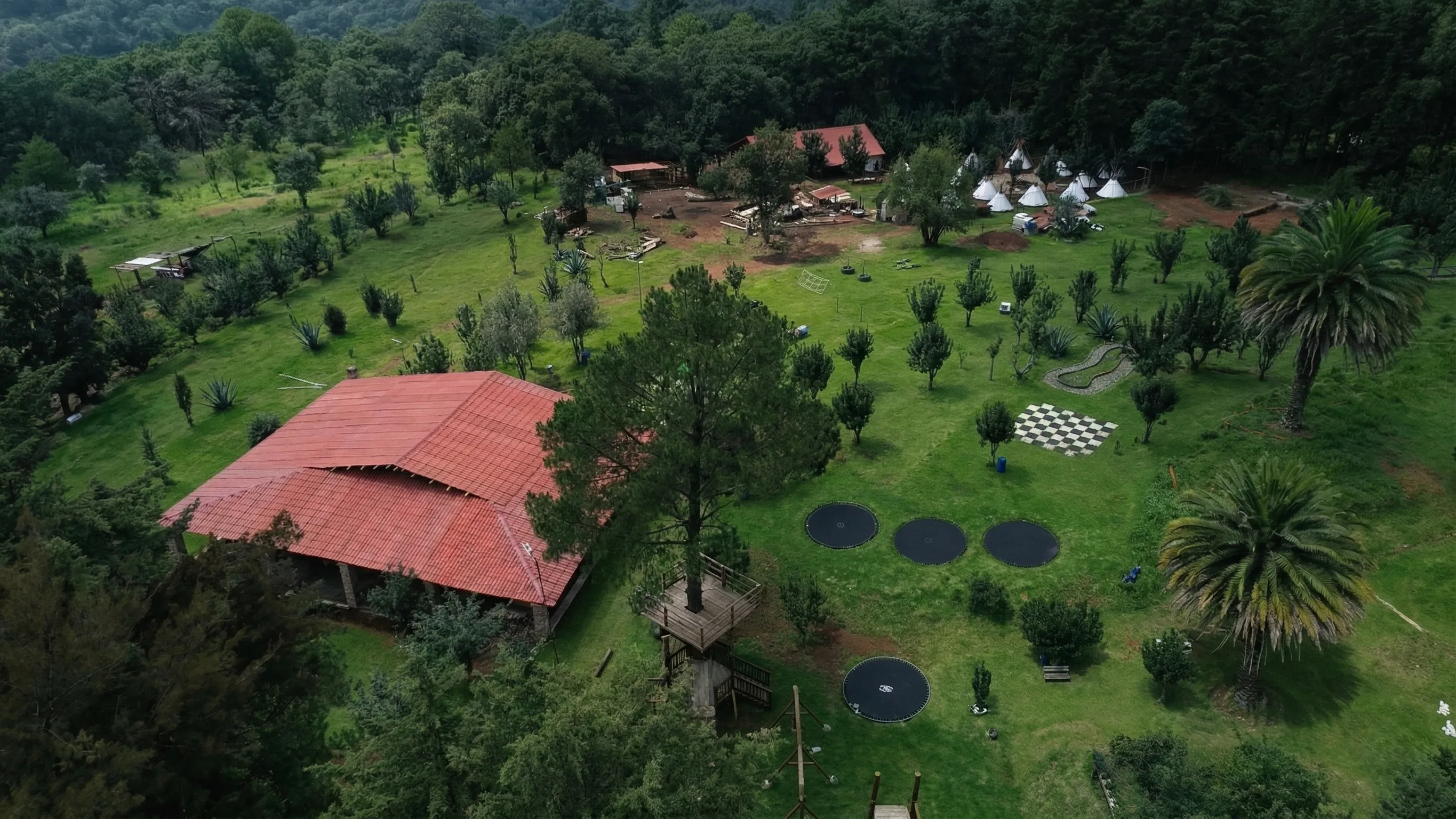 Vista aérea Campamento Onawa